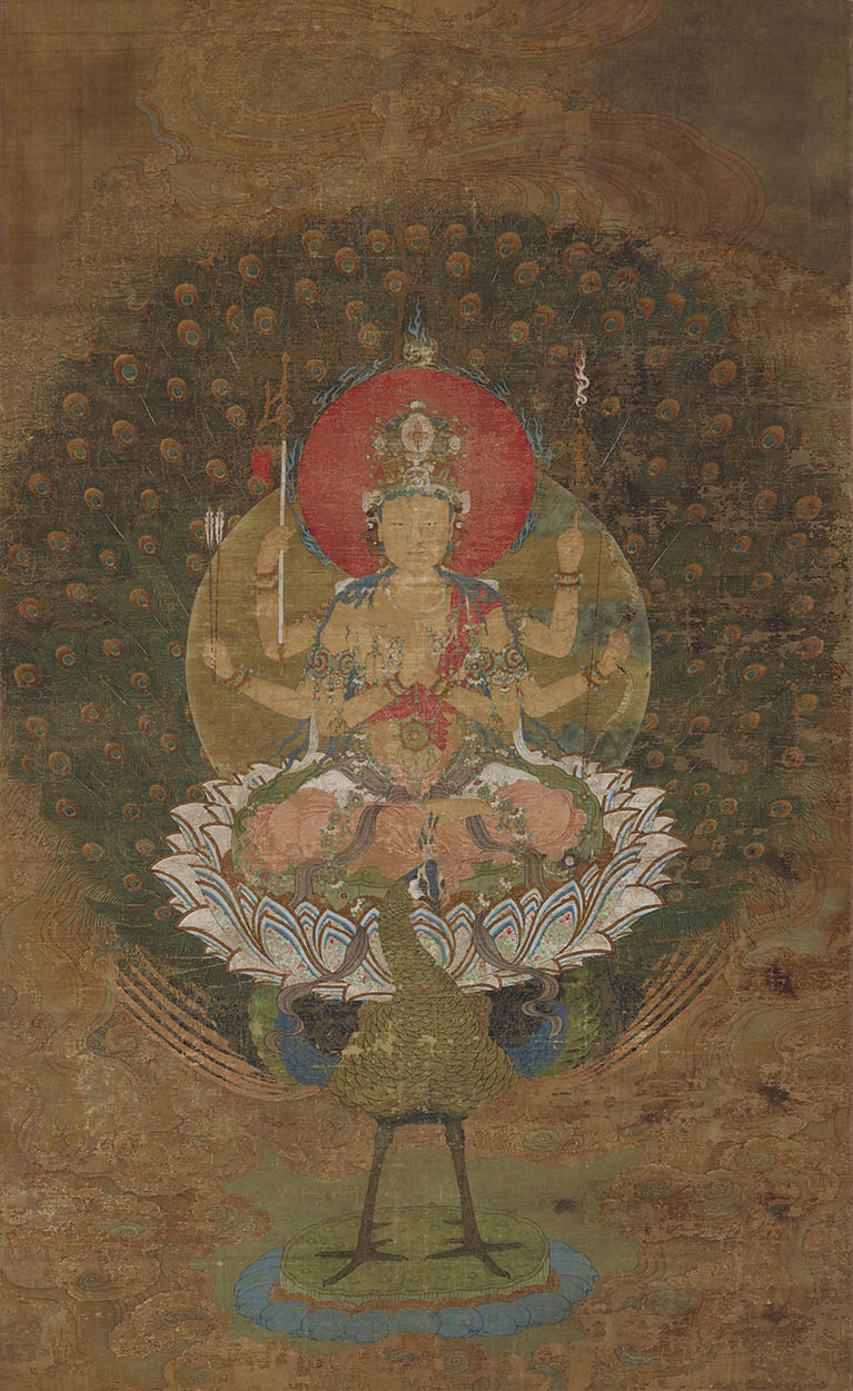 孔雀明王像