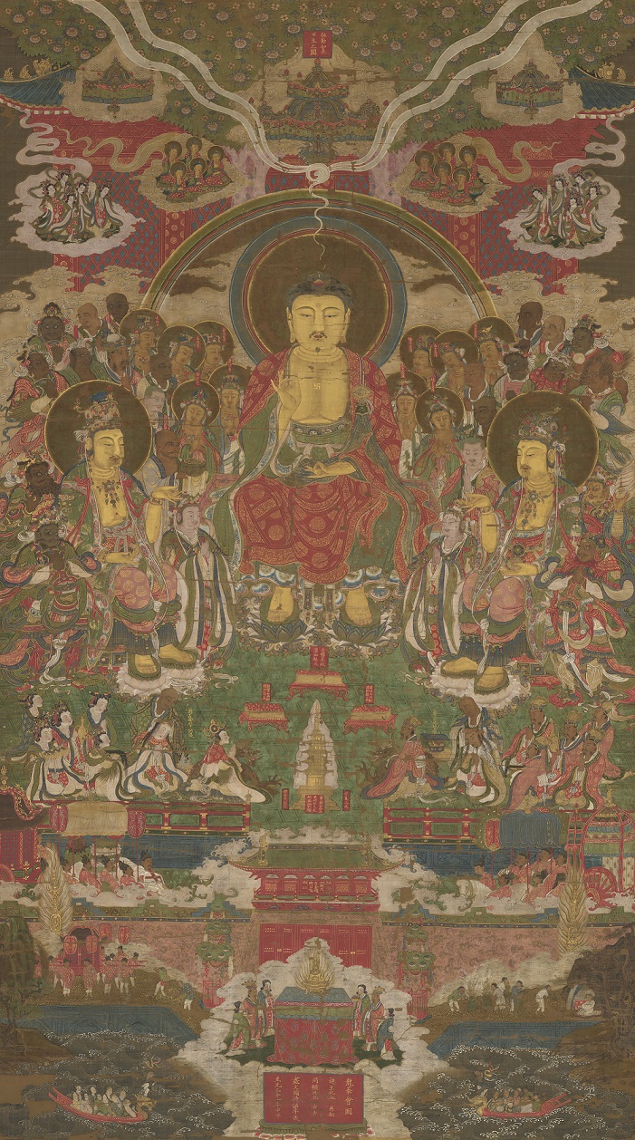 弥勒下生変相図 李晟筆